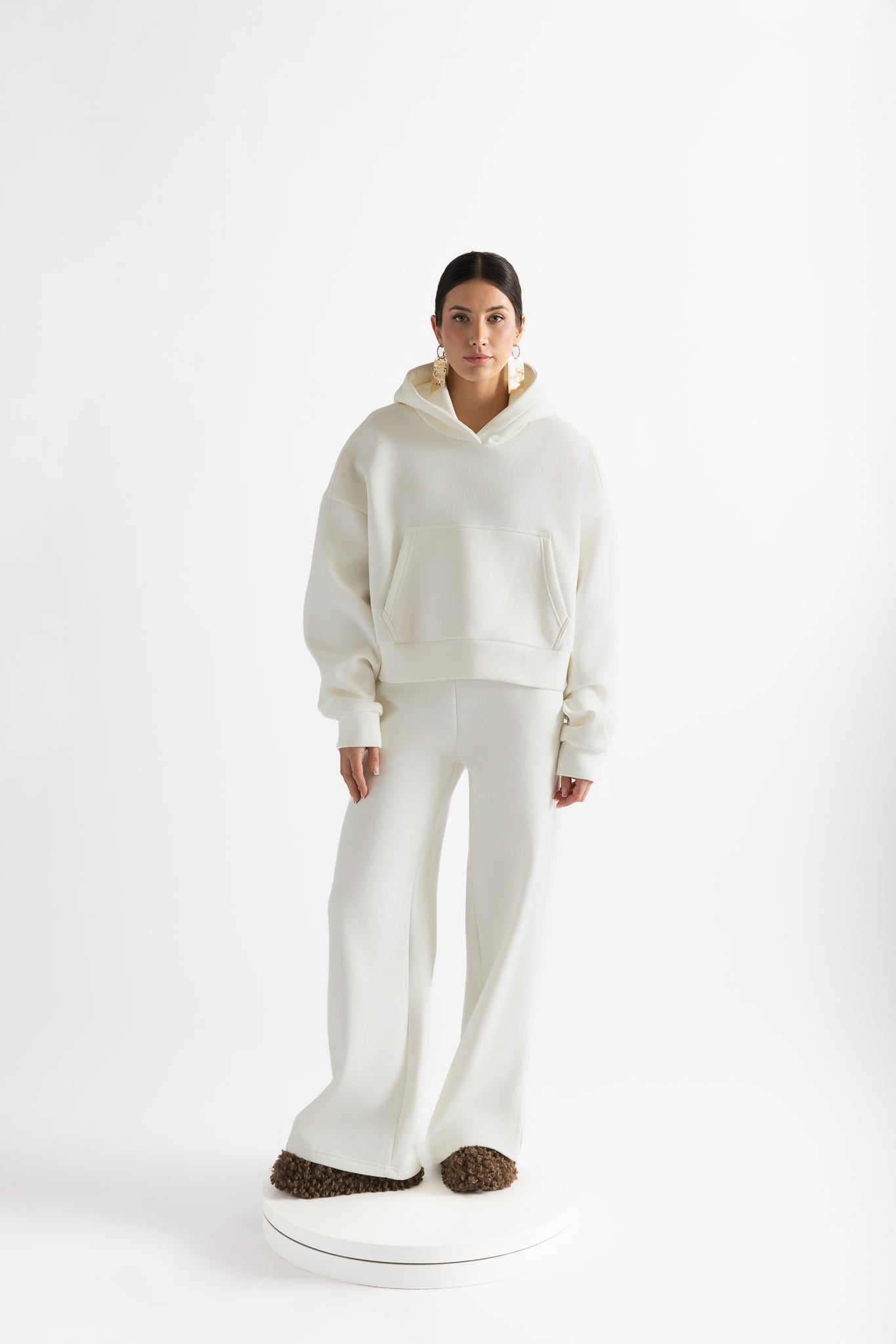 KOMPLET DRESOWY PER DAY ECRU